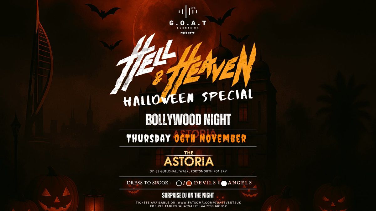 BOLLYWOOD HALLOWEEN NIGHT- HELL &amp; HEAVEN EDITION