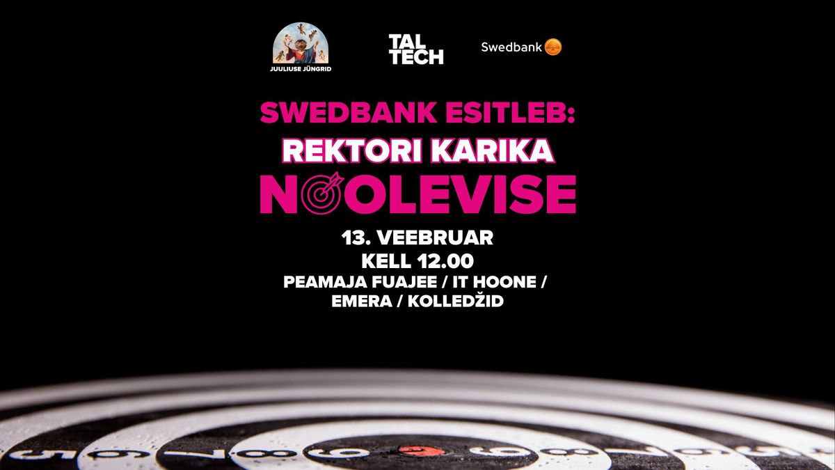 Swedbank esitleb: Rektori Karika Noolevise \/ Swedbank presents: Rector's Cup Darts