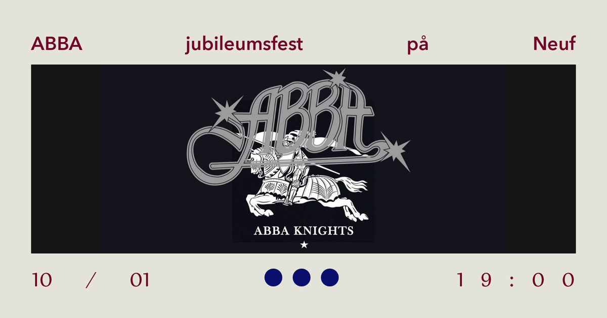 Here we go again! ABBA jubileumsfest p\u00e5 Neuf \ud83d\udcab