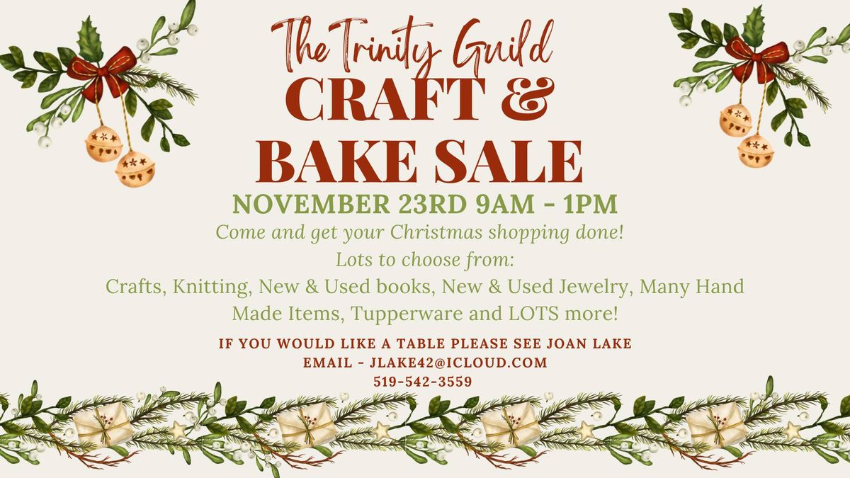 Trinity Ladies Guild Craft & Bake Sale