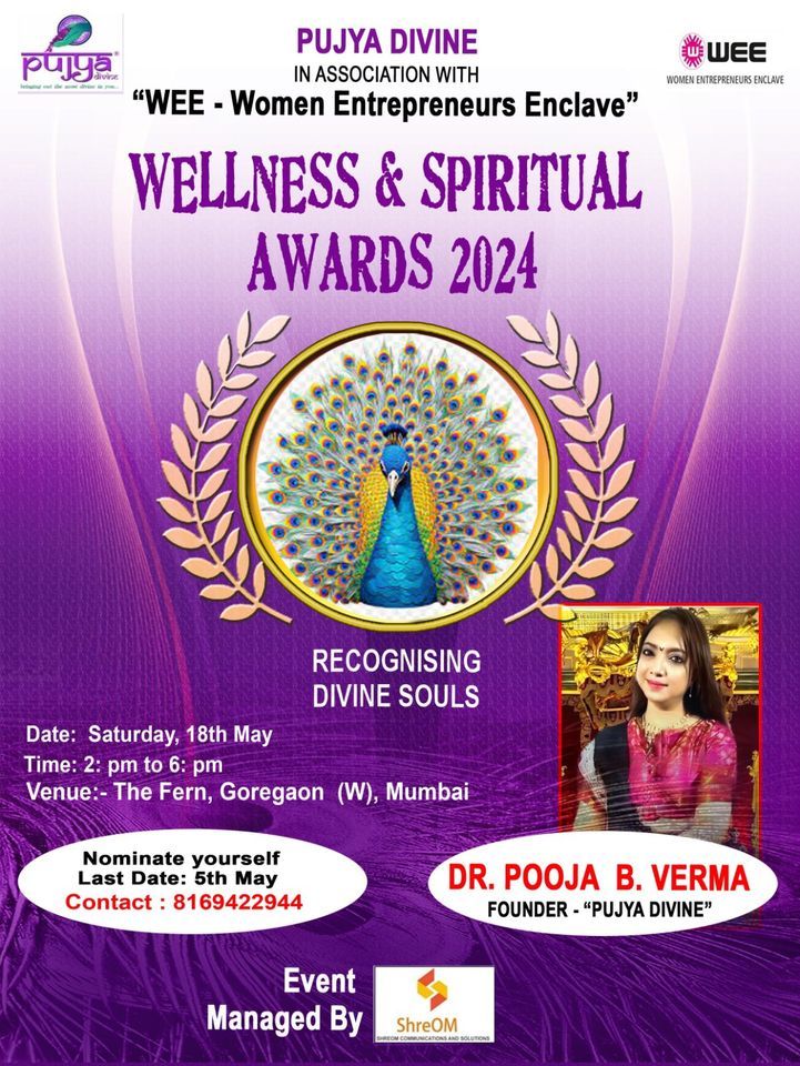 Pujya Divine -\u201cWellness & \u201cSpiritual Awards & Conclave 2024