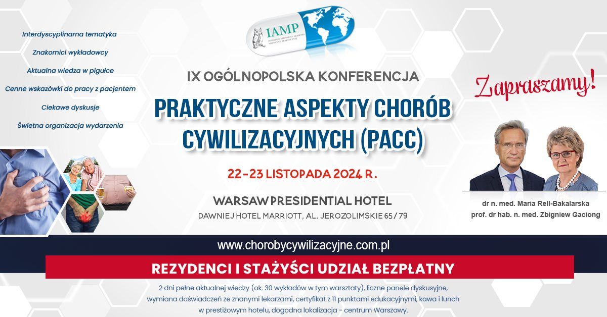 Praktyczne Aspekty Chor\u00f3b Cywilizacyjnych (PACC) 2024