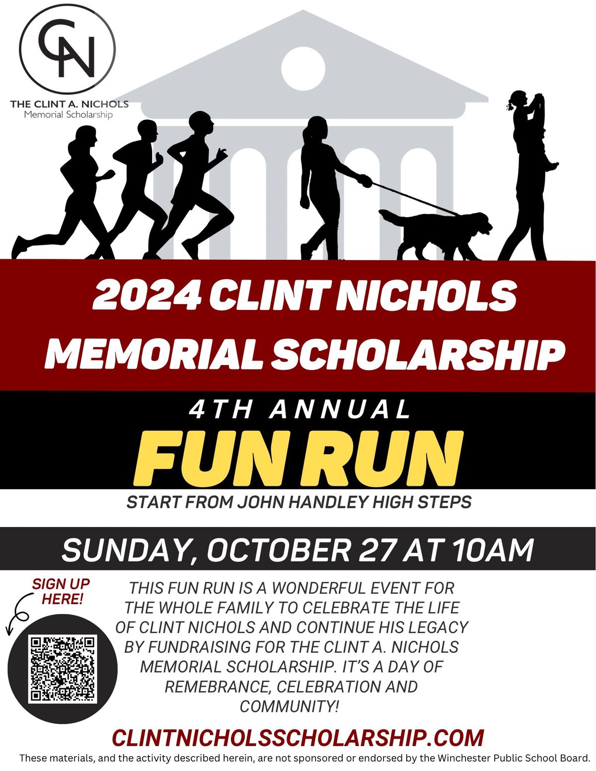 4th Annual The Clint A. Nichols Memorial Fun Run