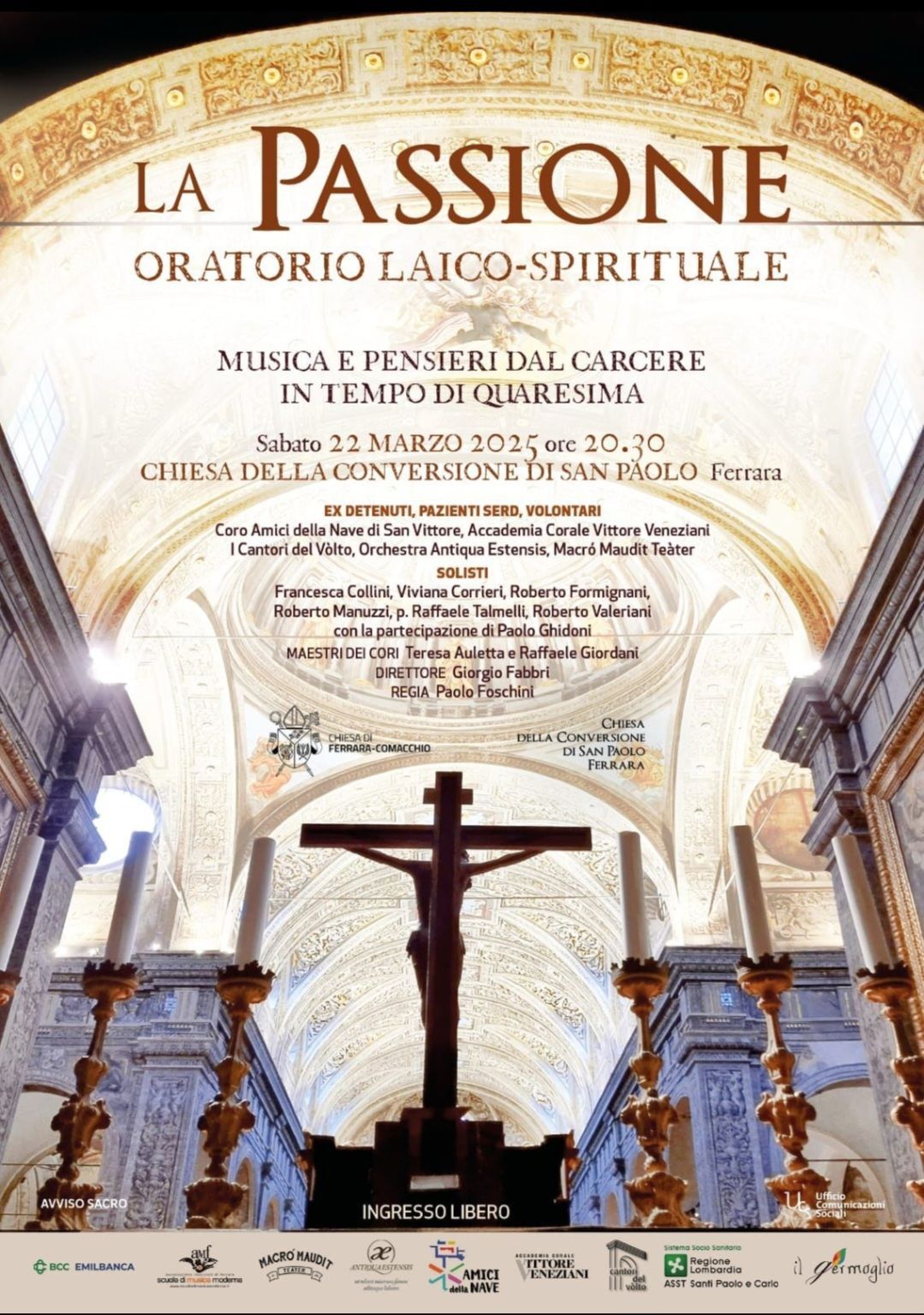 LA PASSIONE, oratorio laico-spirituale