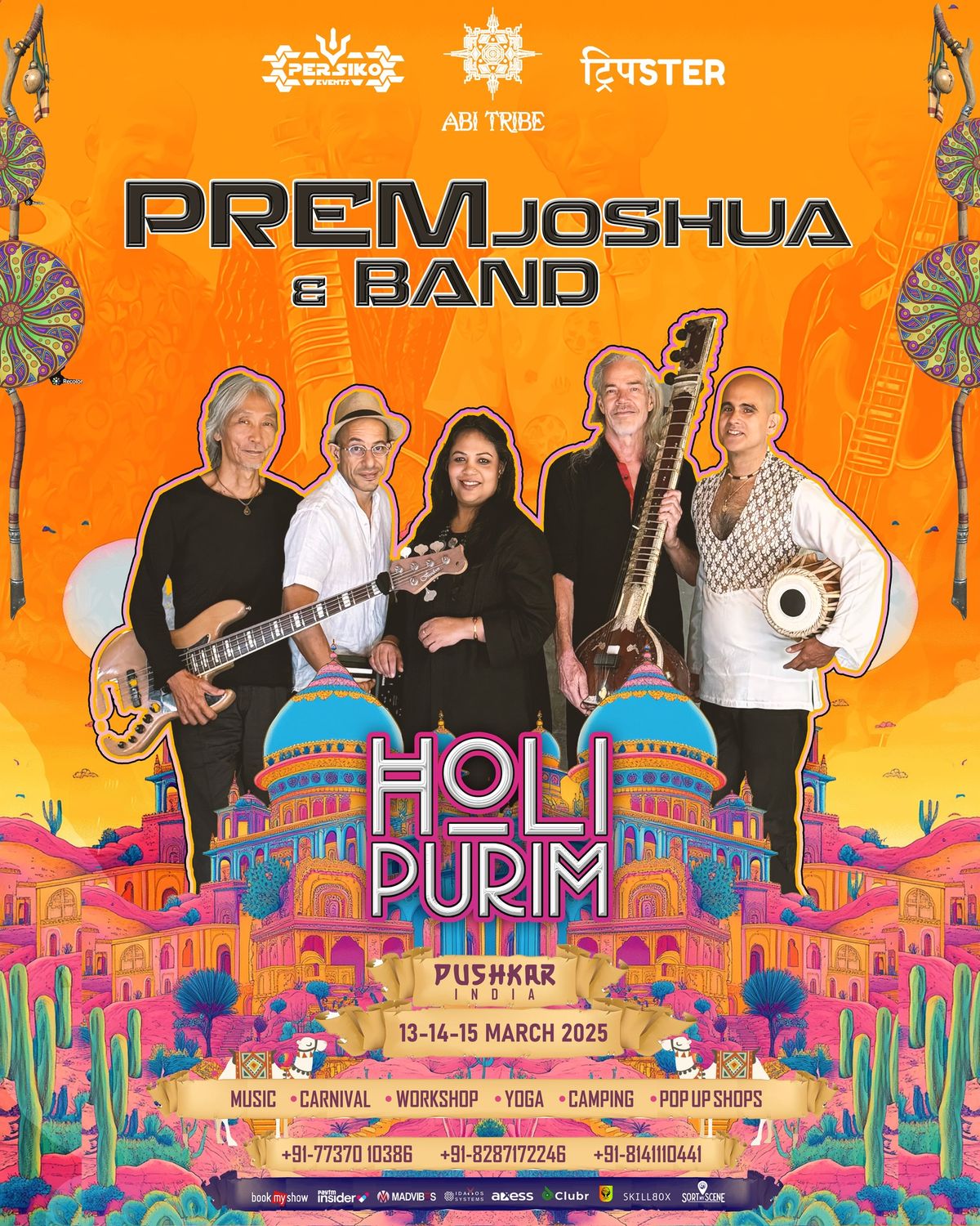 Prem Joshua & Band | March 13 Pushkar | Holi Purim