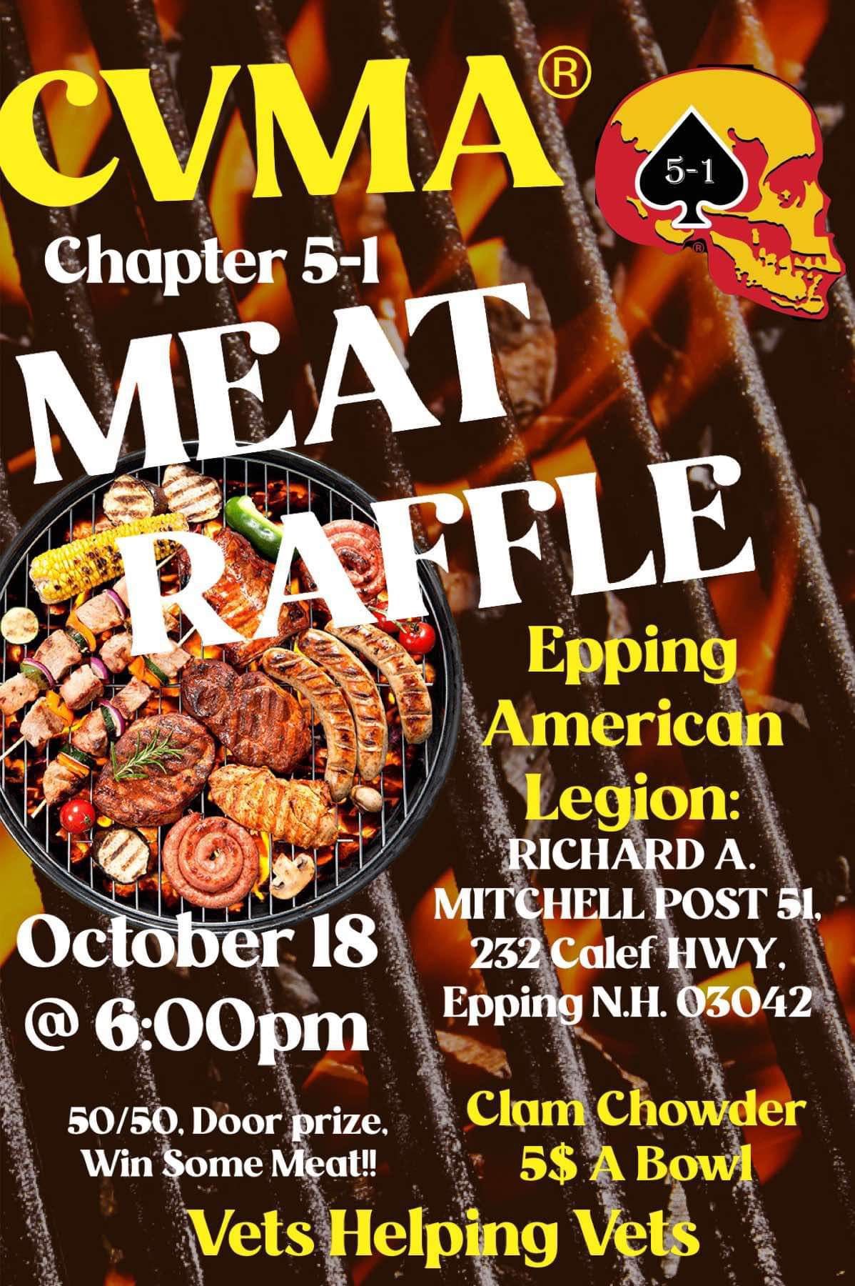 CVMA \u00ae CH5-1 Meat Raffle