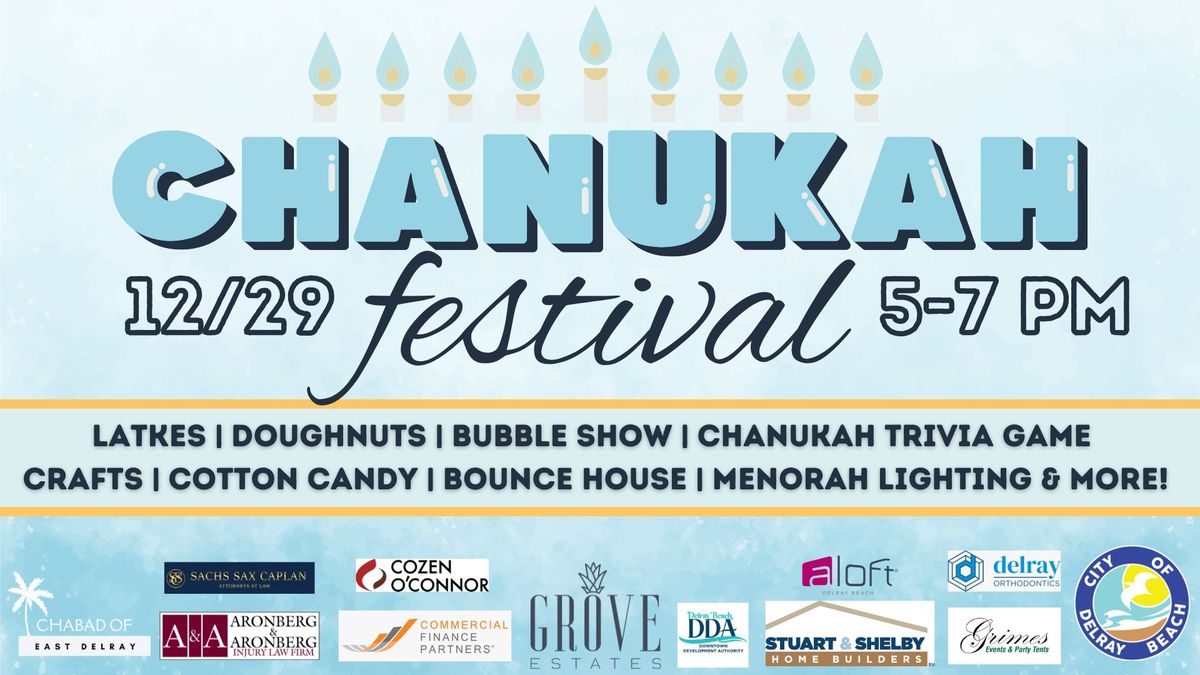 Grand Delray Beach Chanukah Festival