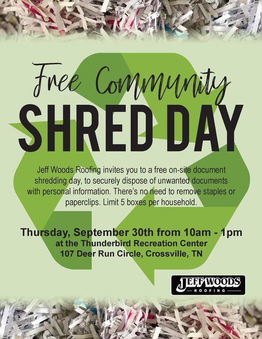 Free Community Shred Day