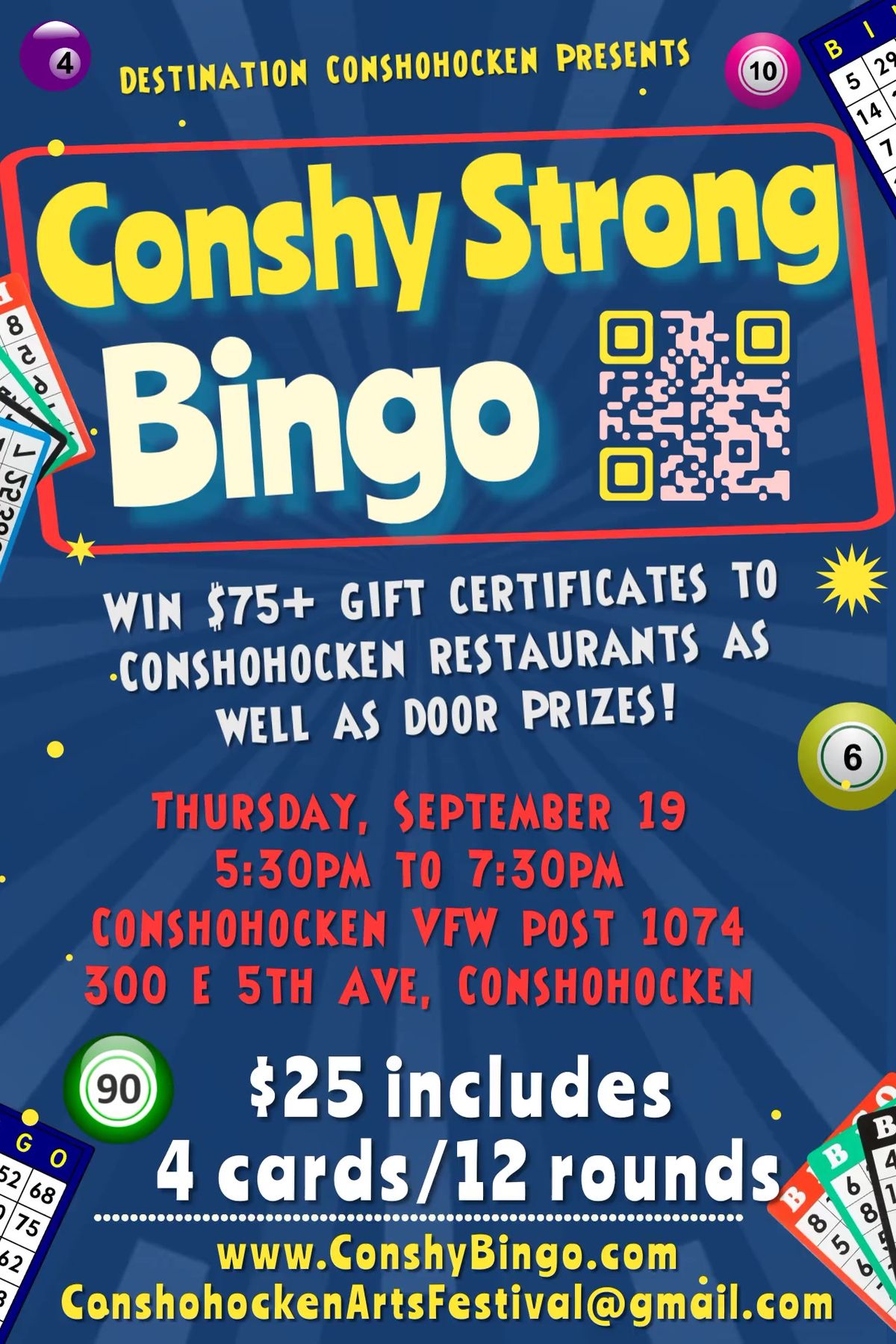 Conshy Strong Bingo