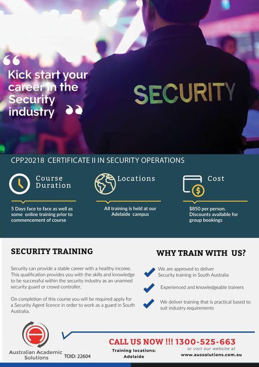 Certificate II in Security Operations