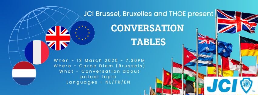 Conversation Tables - JCI Brussel, Bruxelles and THOE