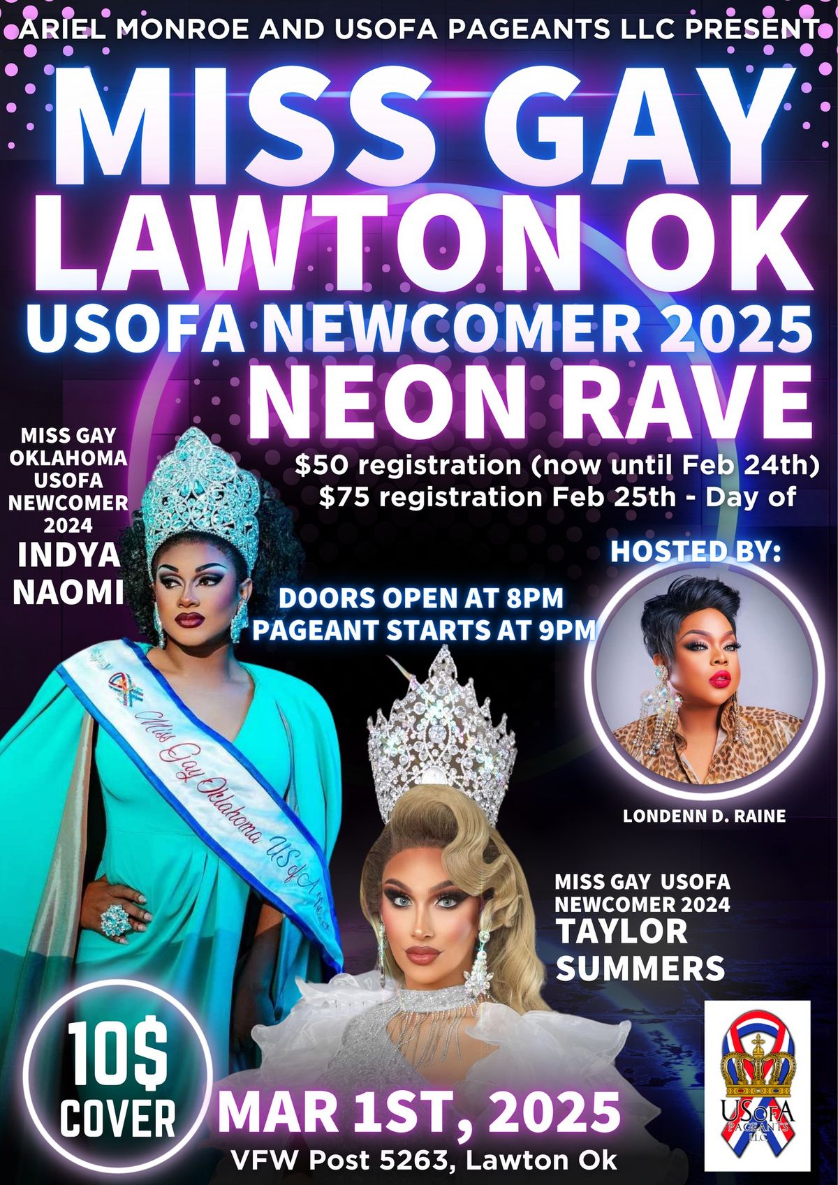 Miss Gay Lawton Oklahoma USofA Newcomer 2025