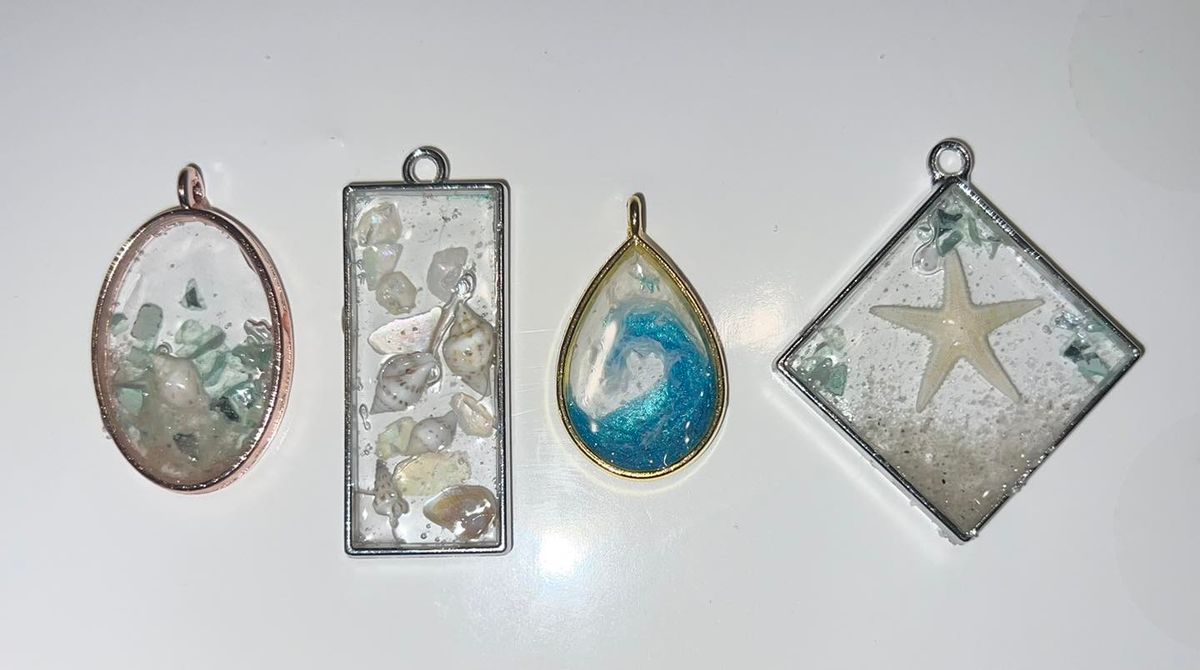 Beach Glass Pendant Workshop at The Pine Grove Inn in East Patchogue