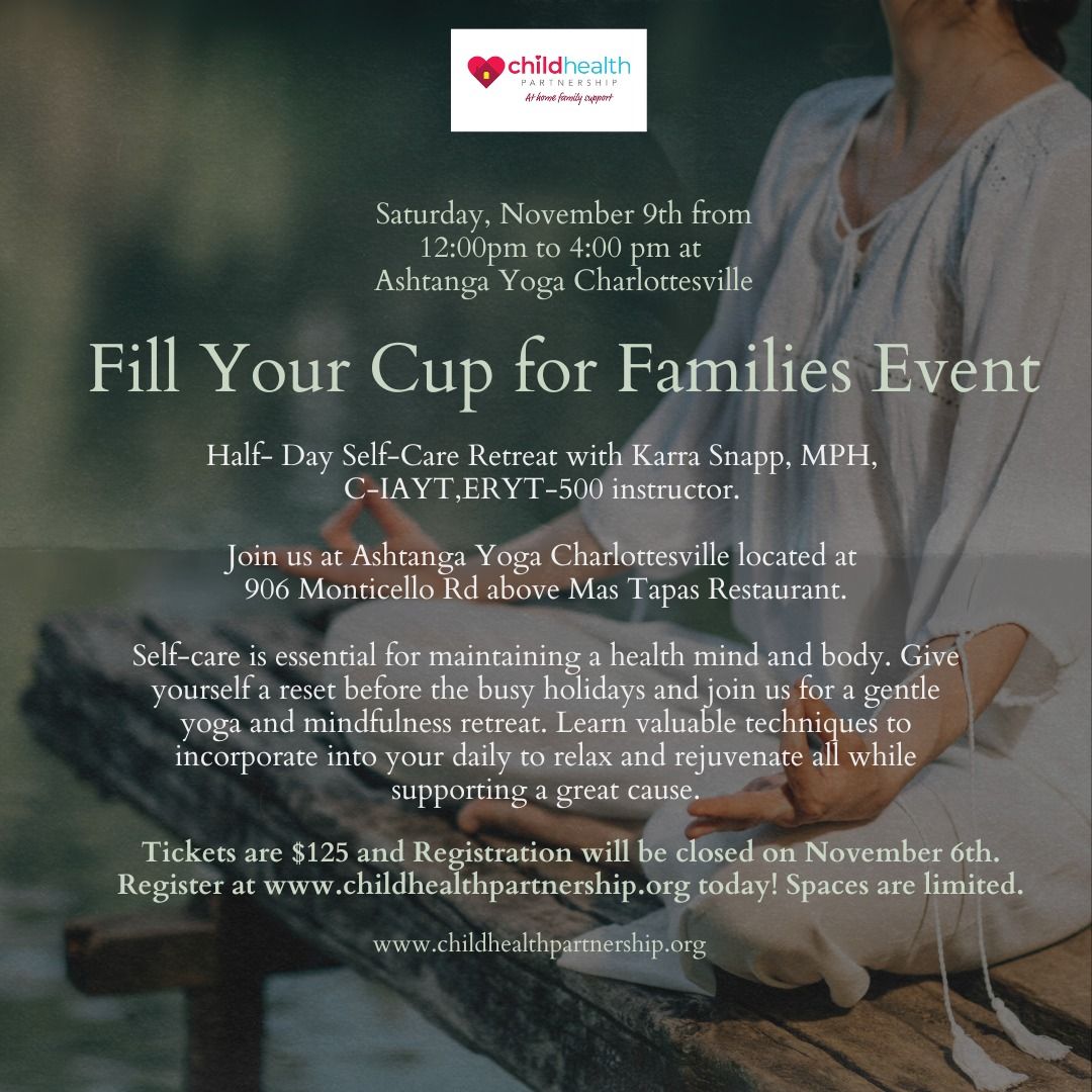 Fill Your Cup for Families Event