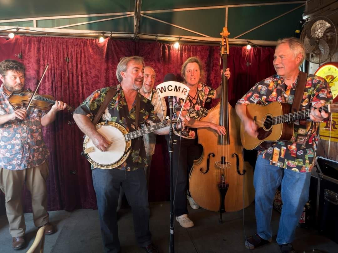 Playing mandolin with The Wildcat Mountain Ramblers at Burrell School Vineyards & Winery!