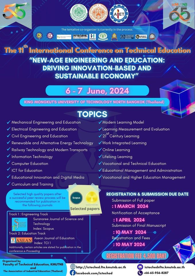 the 11th International Conference on Technical Education (ICTechED11)