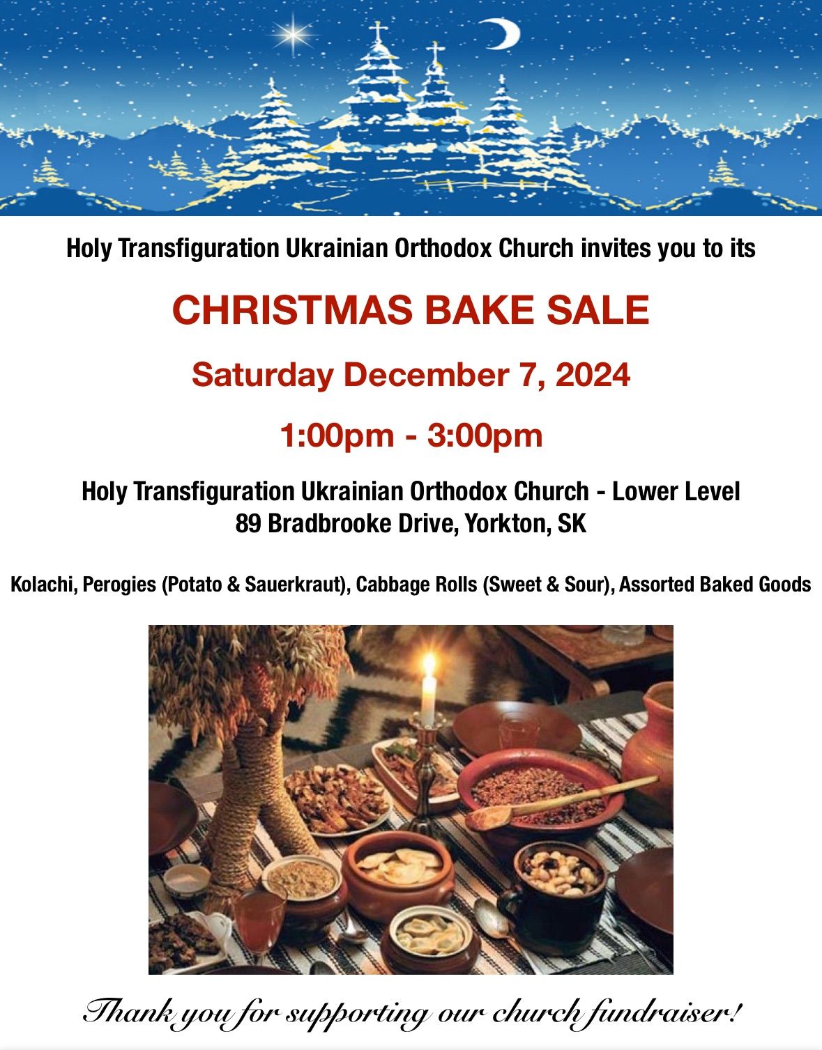 Christmas Bake Sale