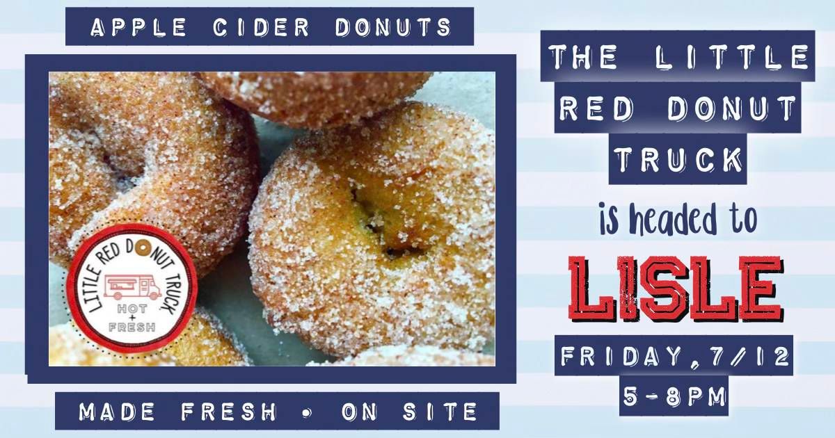 Apple Cider Donut Truck coming to LISLE!