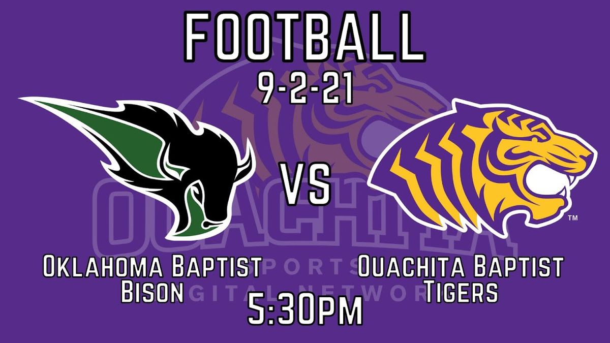 Ouachita Baptist Tigers at Oklahoma Baptist Bison Football