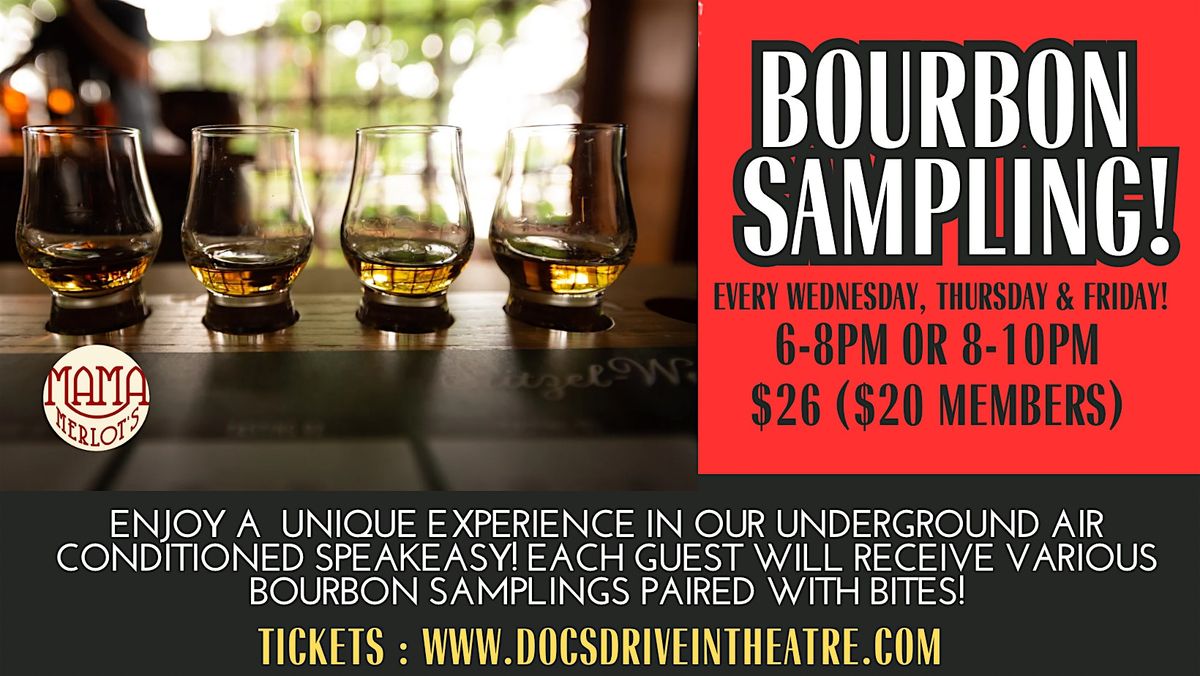 Bourbon Sampling at the Speakeasy
