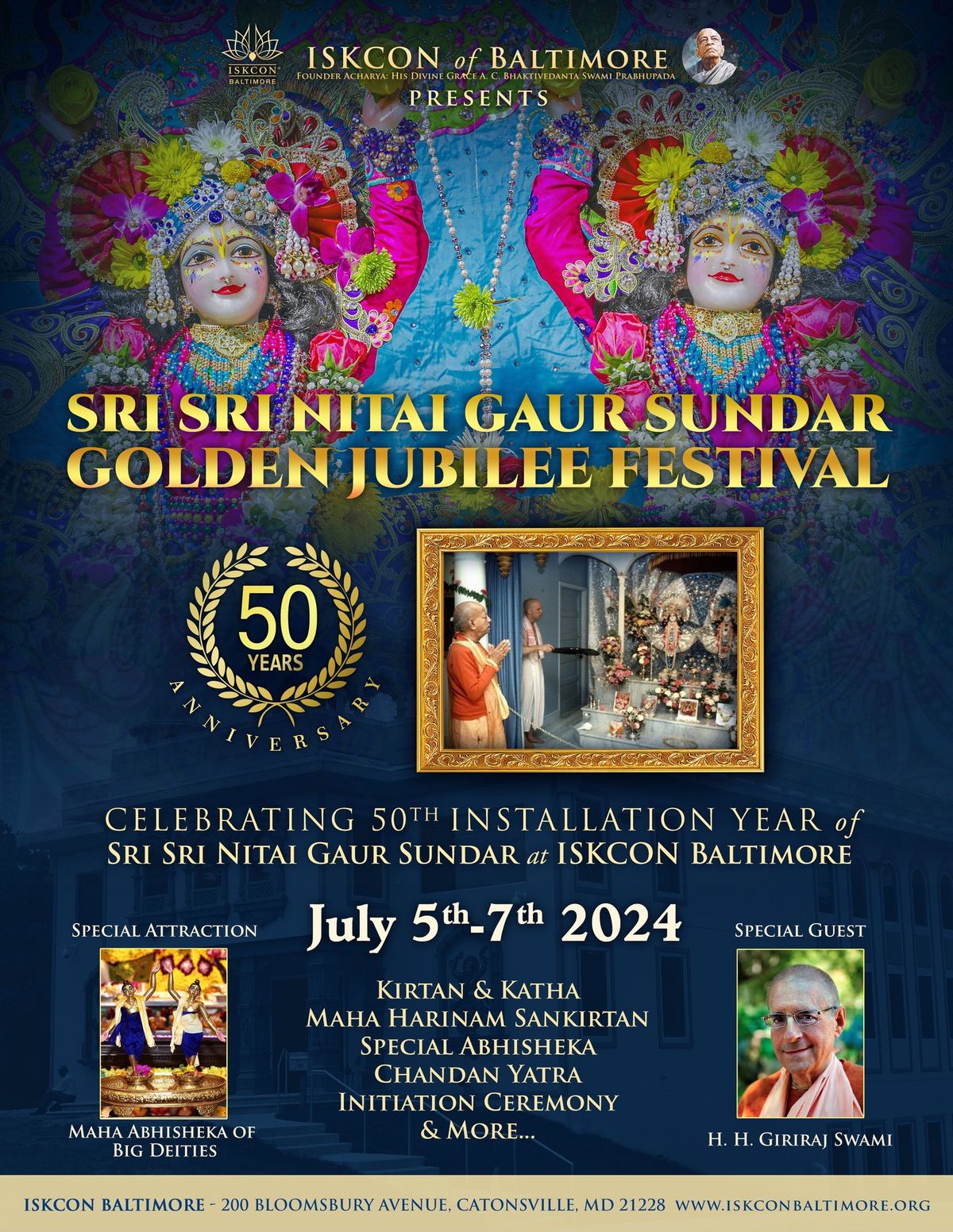 Nitai Gaur Sundar Golden Jubilee Festival