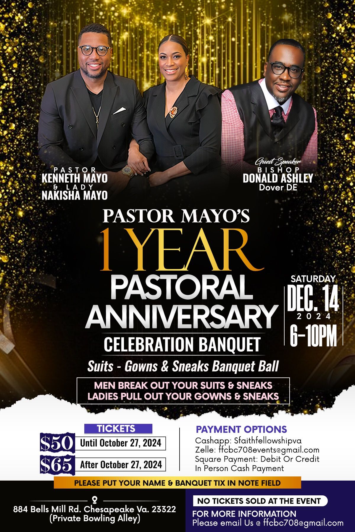 Pastor Mayo\u2019s 1 Year Pastoral Celebration 