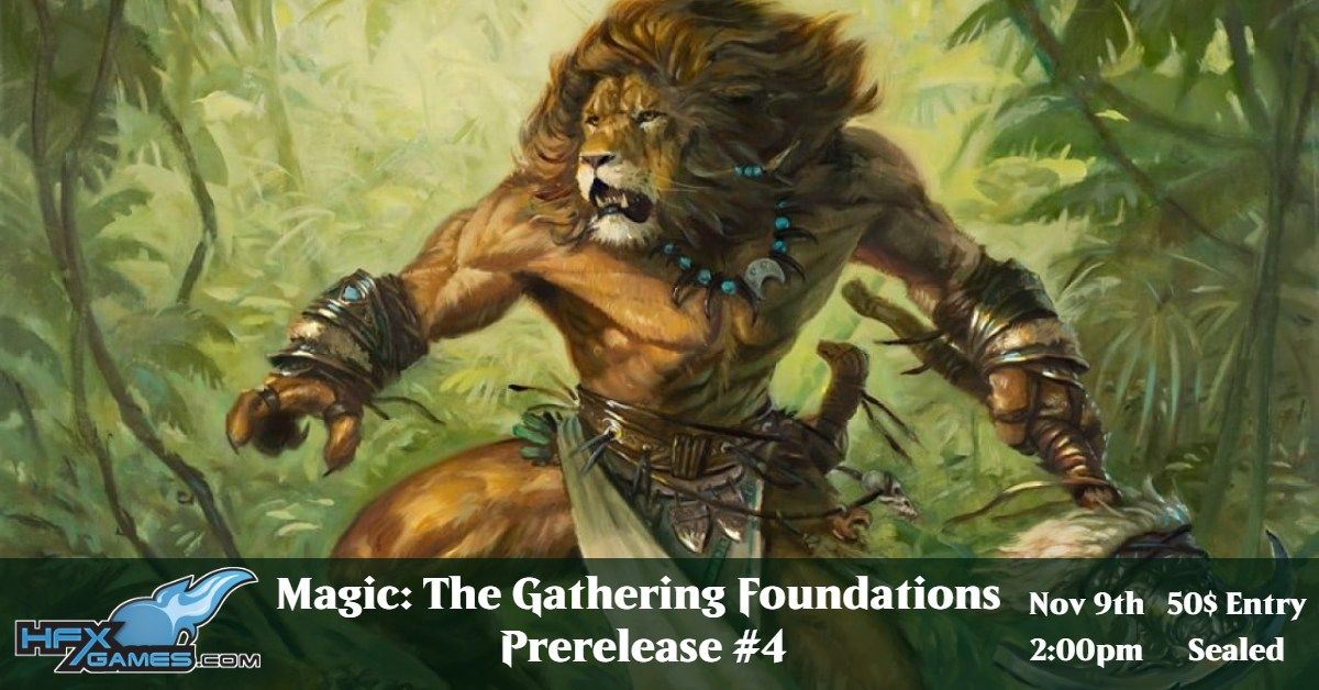 Magic the Gathering: Foundations Prerelease #4