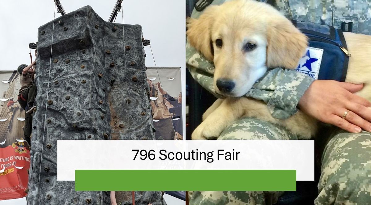 796 Scouting Fair & Service Dog Donations