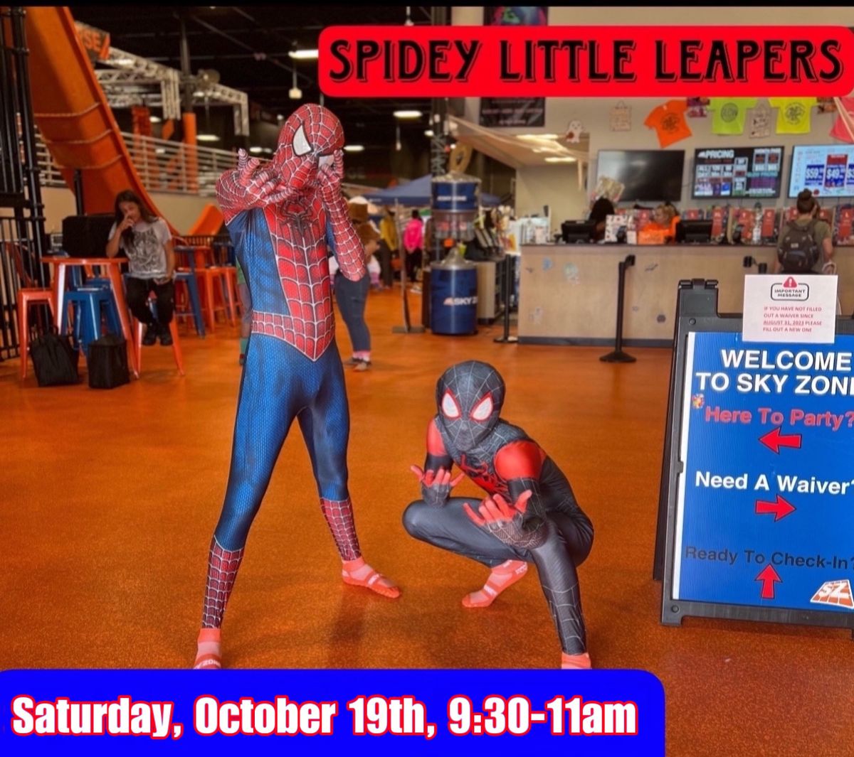 Spidey Little Leapers Saturday 10\/19