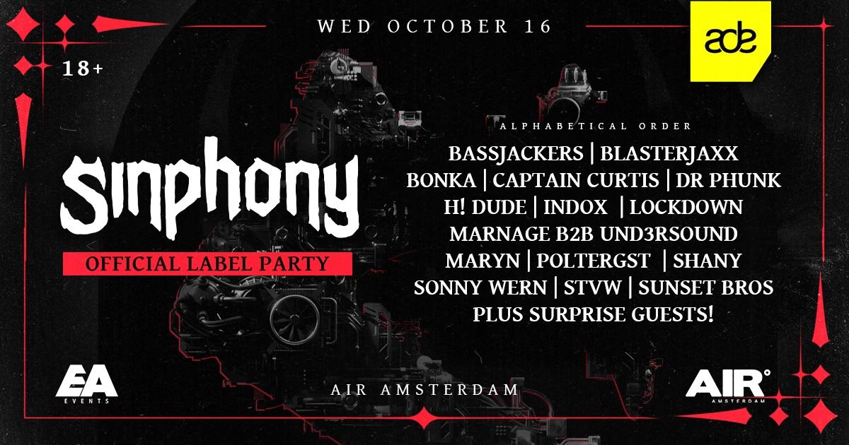 SINPHONY Label Night | ADE 2024