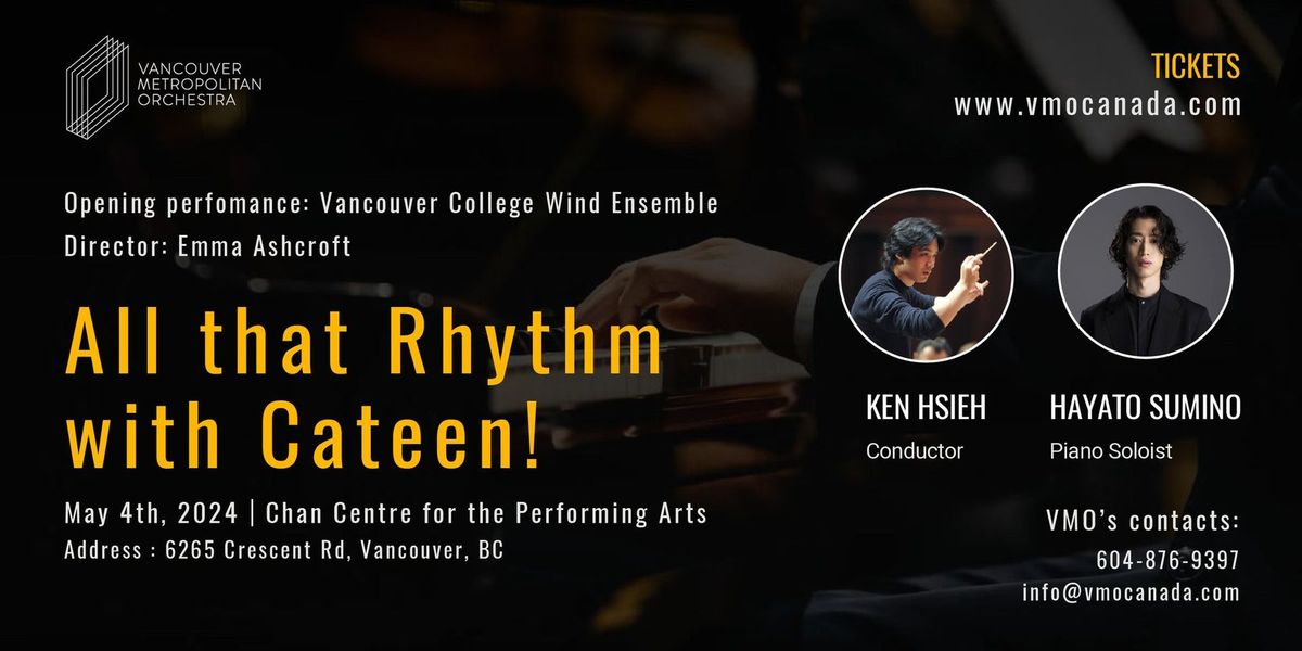 VMO 21st Season Finale Concert - All That Rhythm With Cateen!