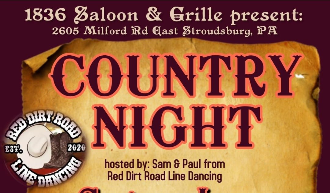 Country Night @ 1836 Saloon & Grille