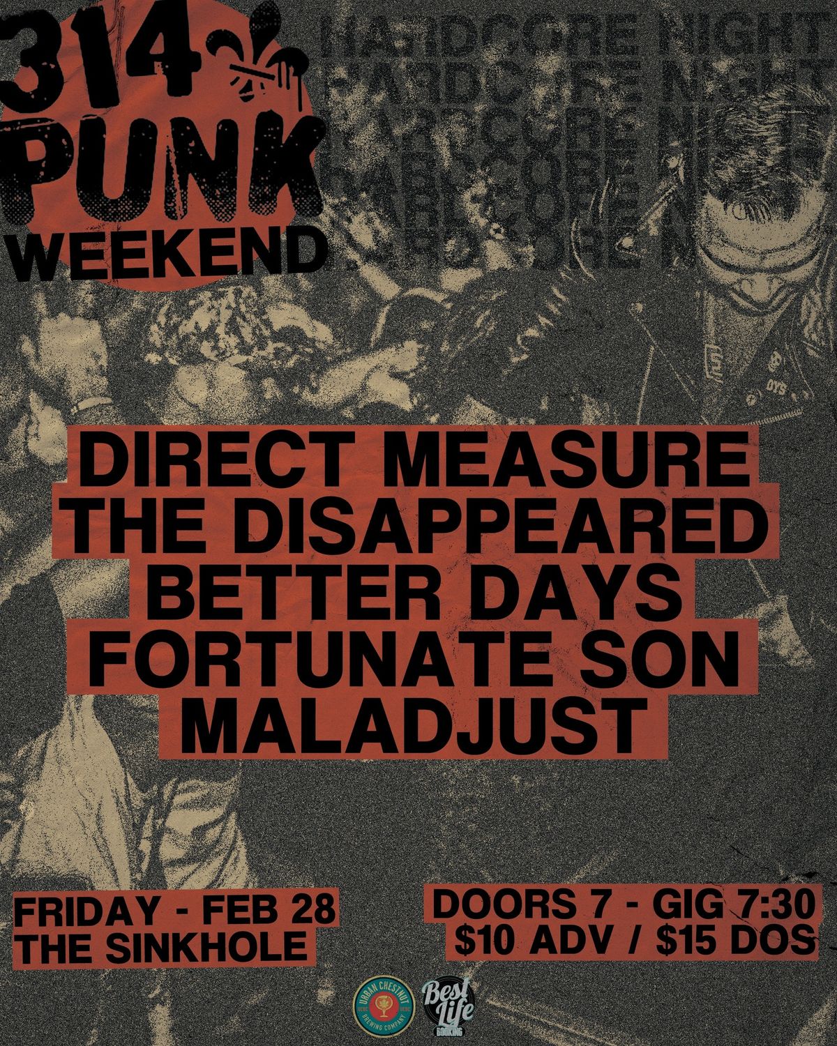 314 Punk Weekend - Hardcore Night