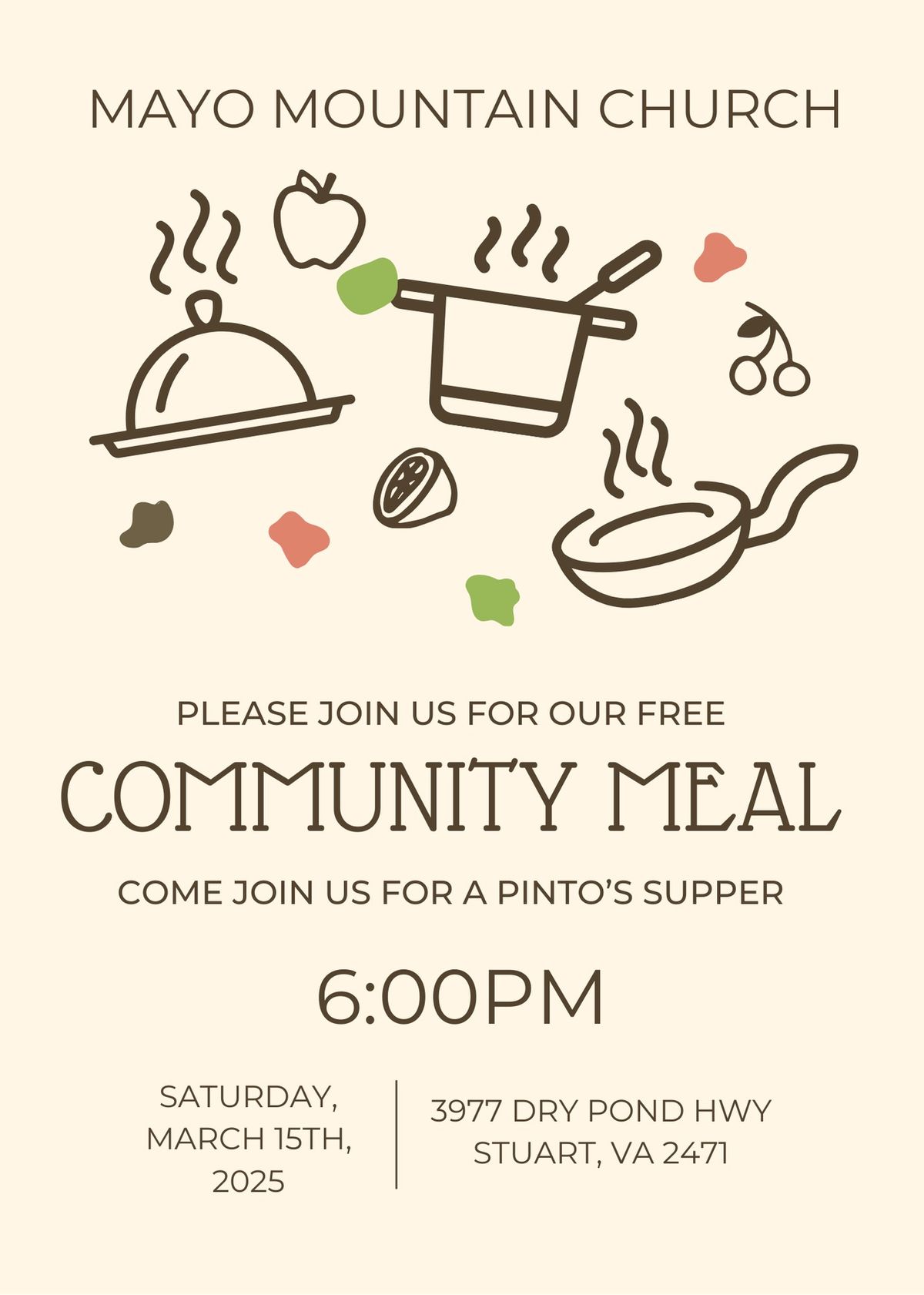 Free Community Meal