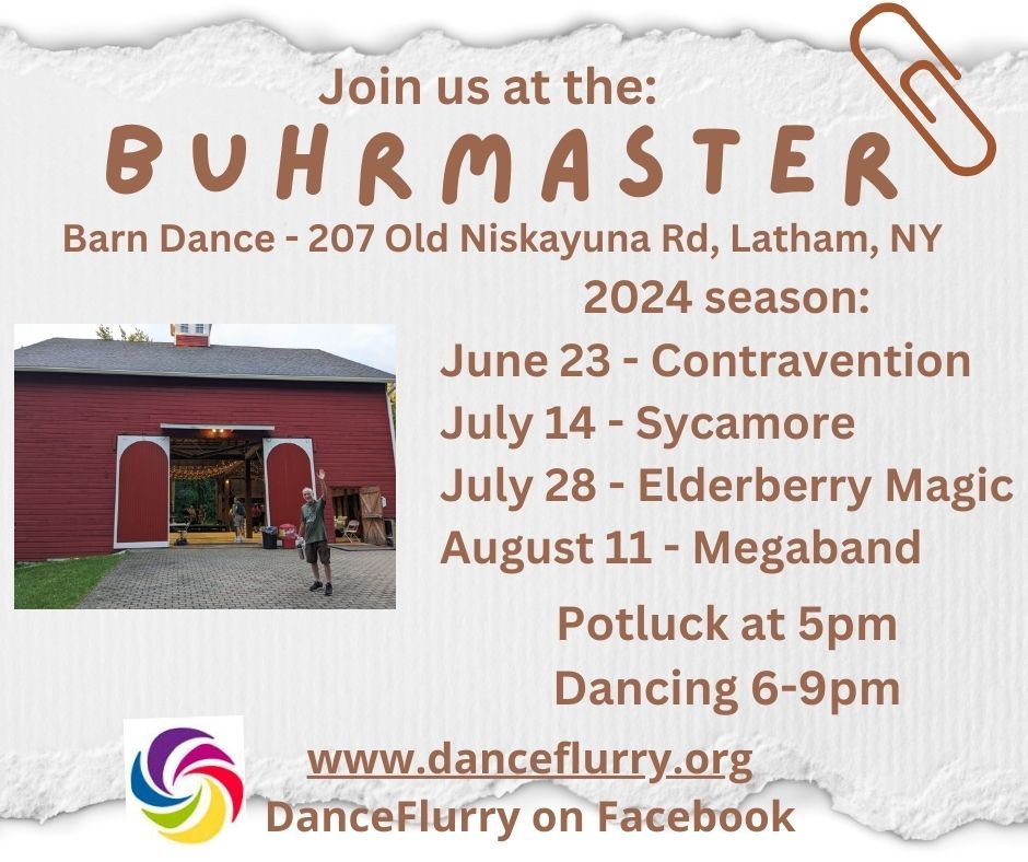 Buhrmaster Barn Dance with Sycamore and caller Kathryn Wedderburn
