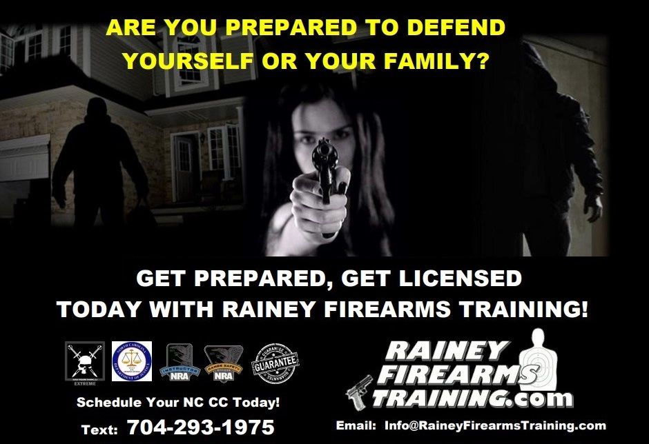 TWO COURSES FOR THE PRICE OF ONE - NC CONCEAL CARRY + INTRO TO HANDGUNS!