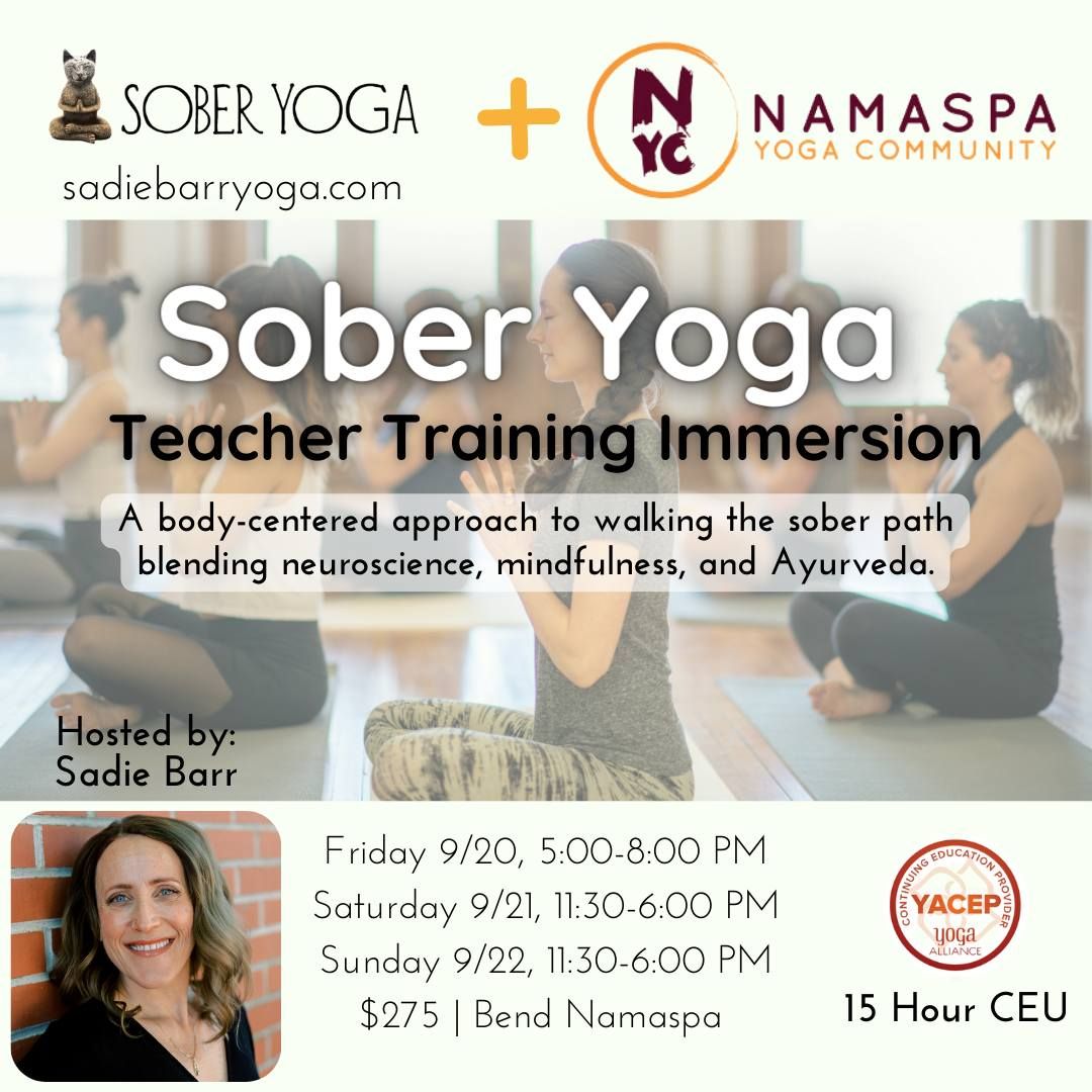 BEND | Sober Yoga Mini Teacher Training Immersion