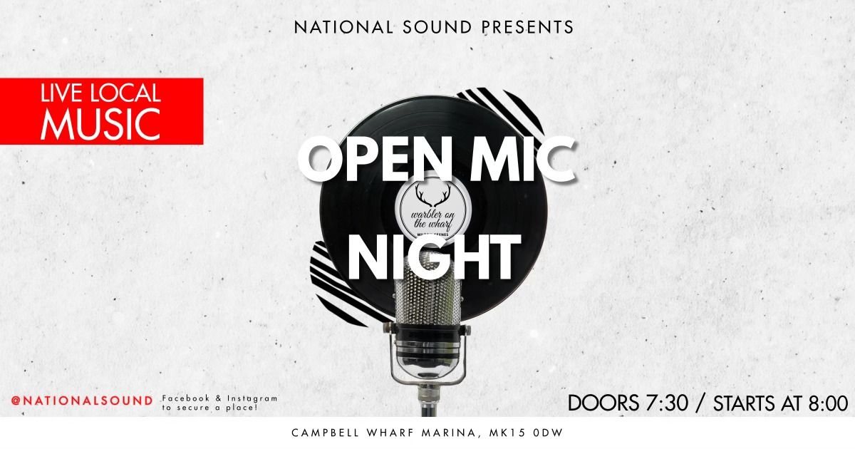 OPEN MIC @ Warbler On The Wharf 