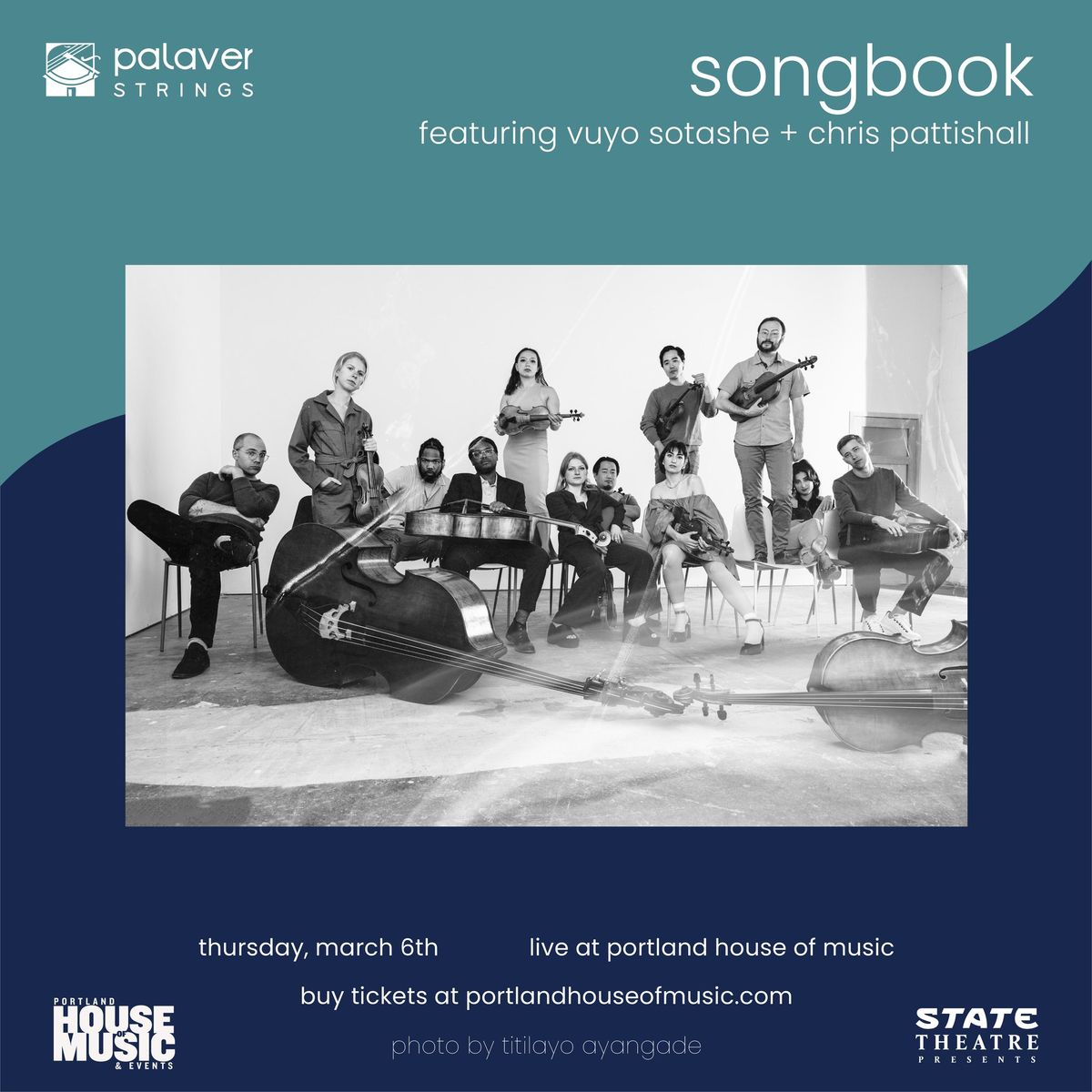 State Theatre Portland Presents: Palaver Strings: Songbook! At PHOME