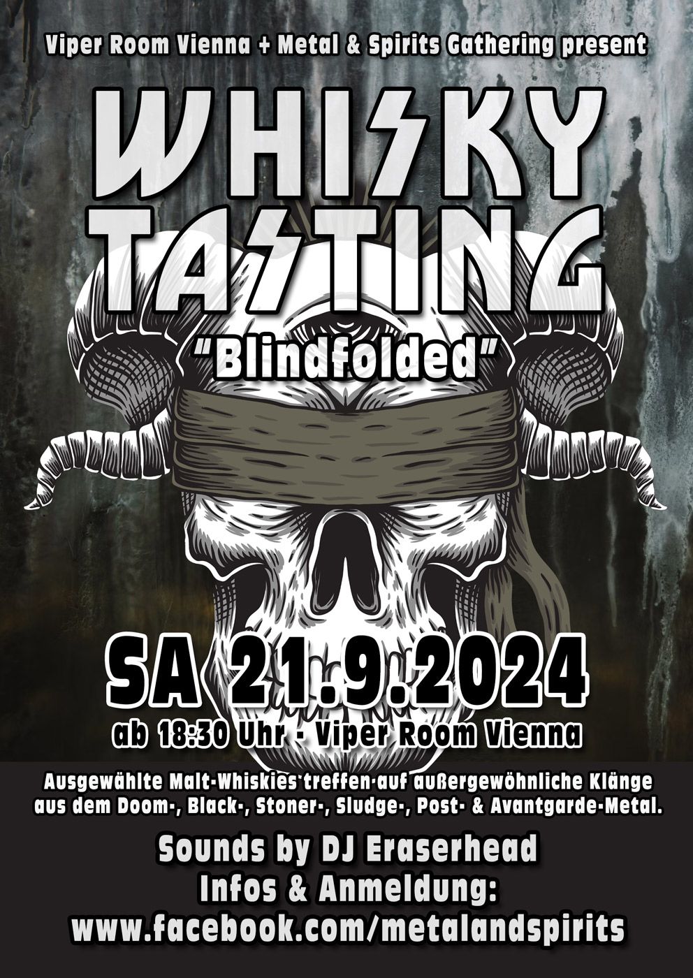 Metal & Spirits Gathering - Whisky Tasting September 2024 "Blindfolded"