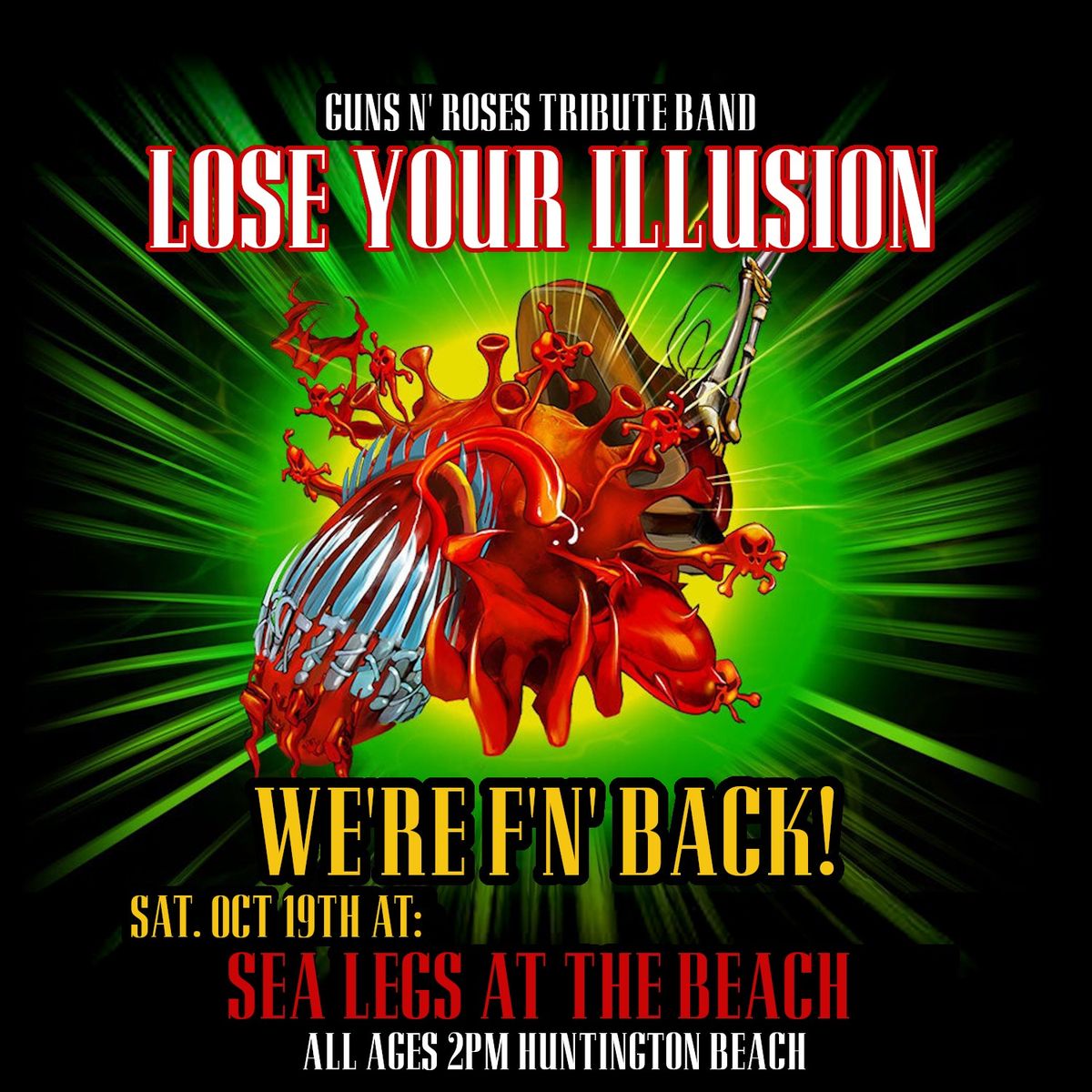 Guns N' Roses Tribute back at Sea Legs at the Beach