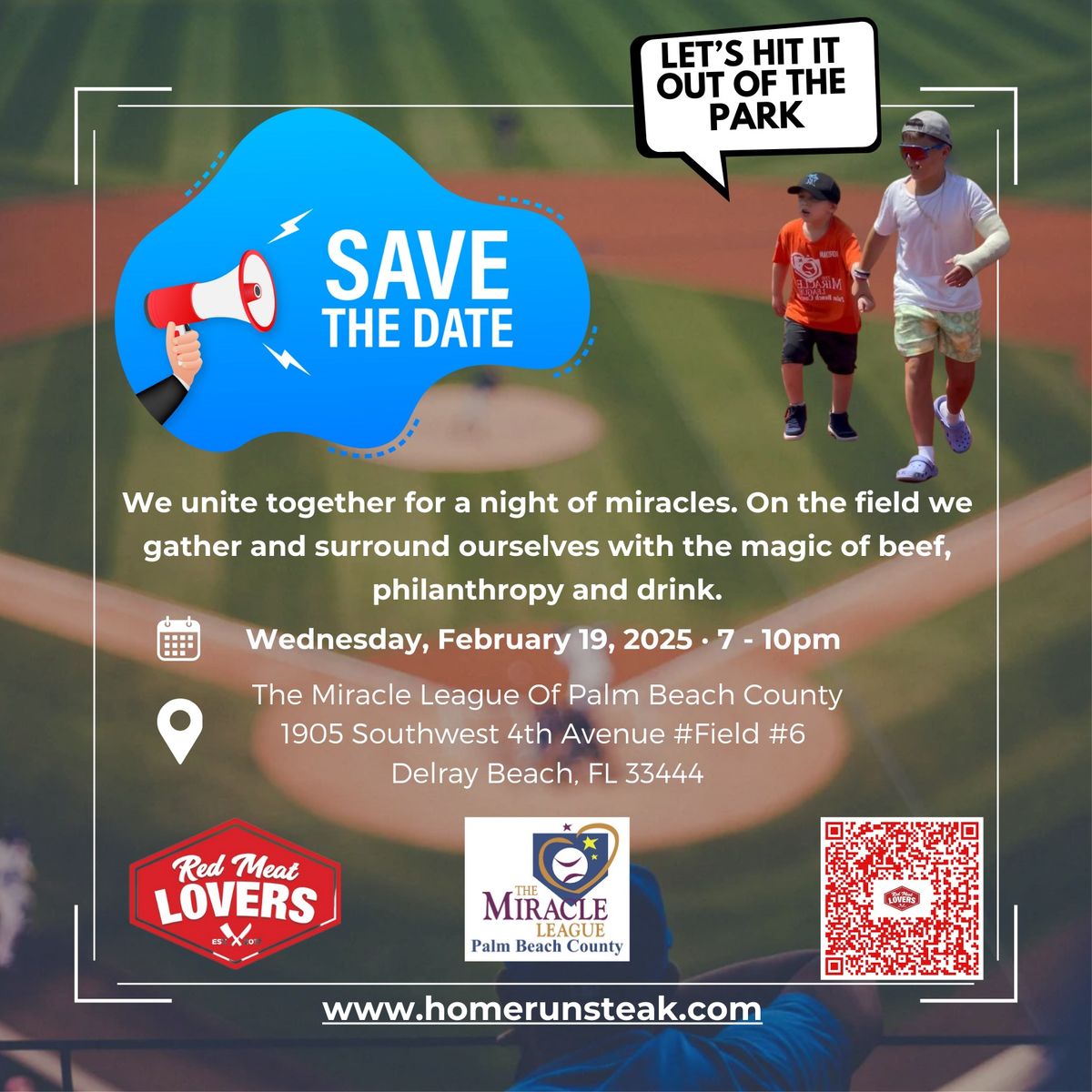 Red Meat Lover's Club Presents "T-Ball and T-Bones" For Miracle League