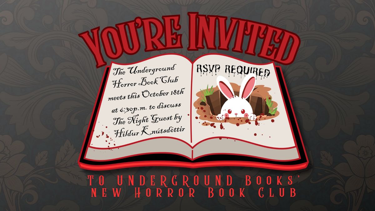 Underground Horror Book Club: The Night Guest