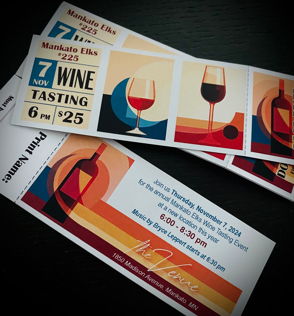 Mankato Elks #225 Wine Tasting Event