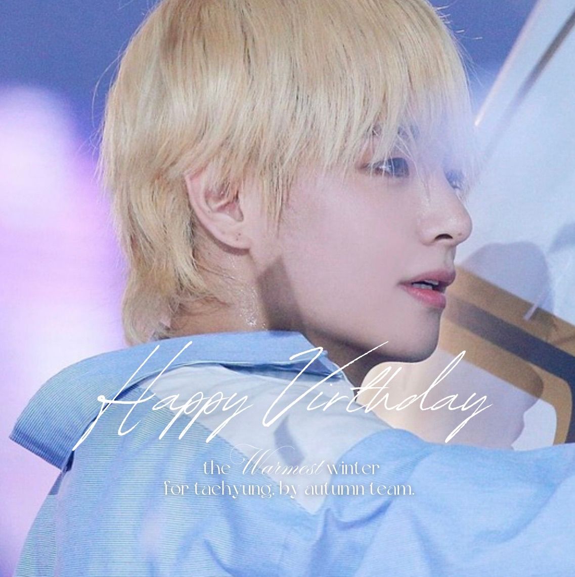 \u201cthe Warmest winter\u201d - for taehyung. 