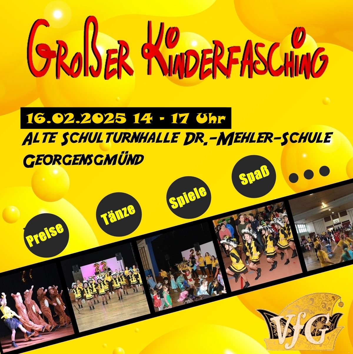 Gro\u00dfer VfG Kinderfasching