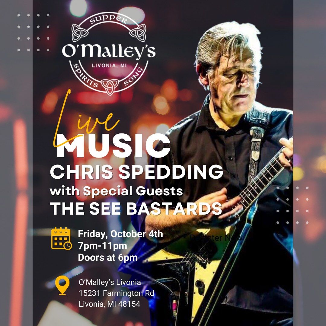 Chris Spedding with Special Guests The See Bastards | Tickets Available Now!