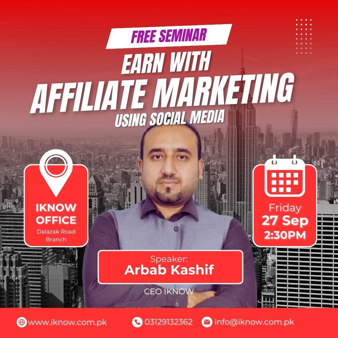 Free Seminar: Earn with Affiliate Marketing on Social Media!