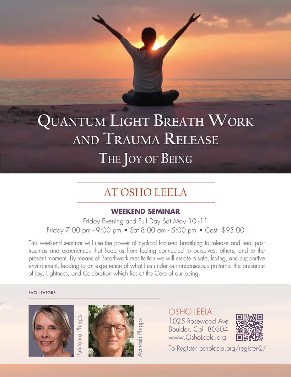 Quantum Light Breathwork and Trauma Release
