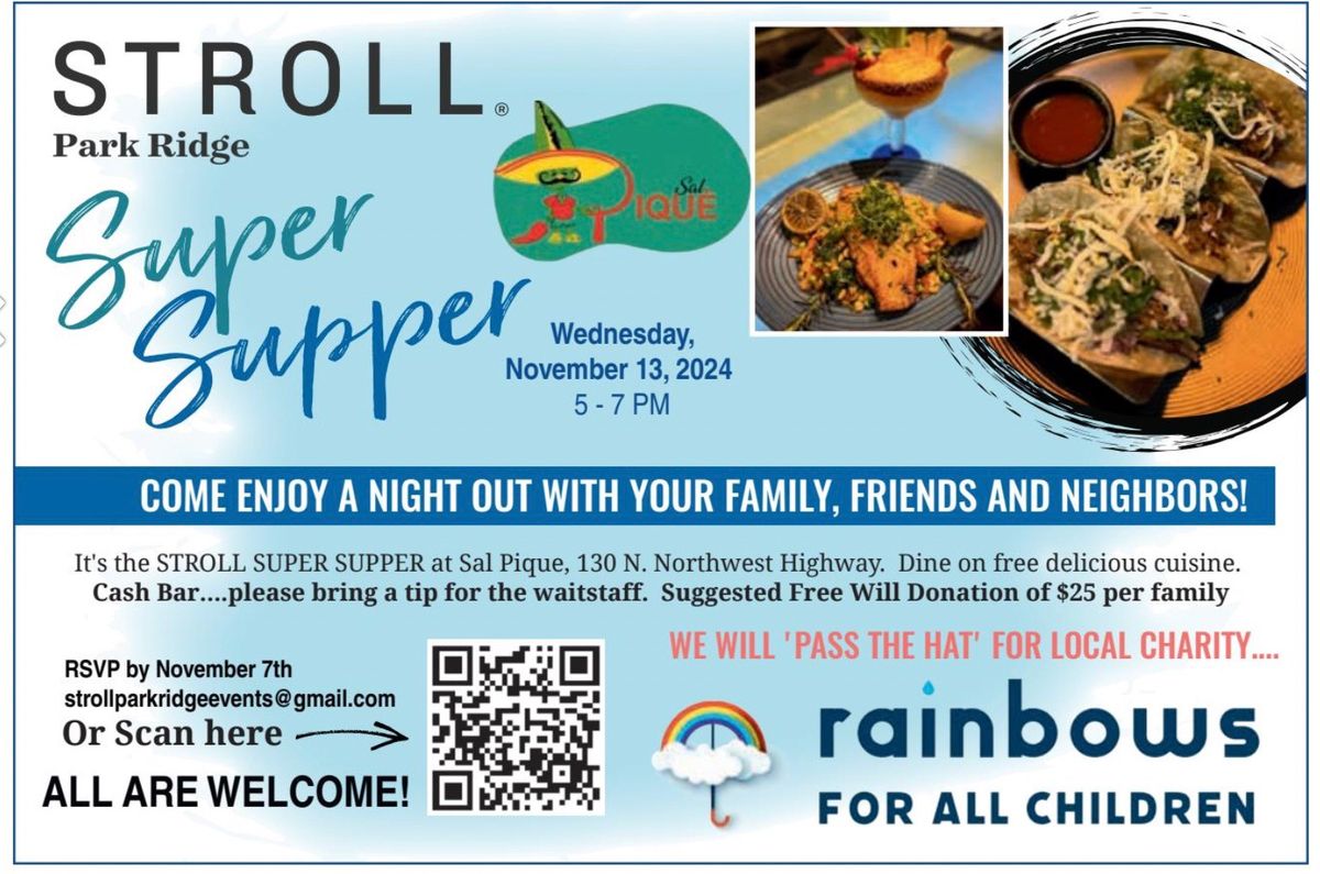 STROLL Park Ridge Super Supper Fundraiser